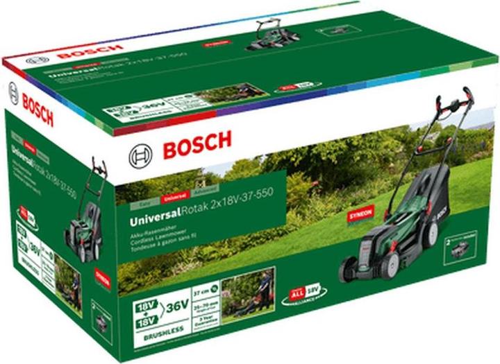 Immagine prodotto Bosch Home & Garden UniversalRotak 2x18V-37-550 (Batteria ricaricabile)