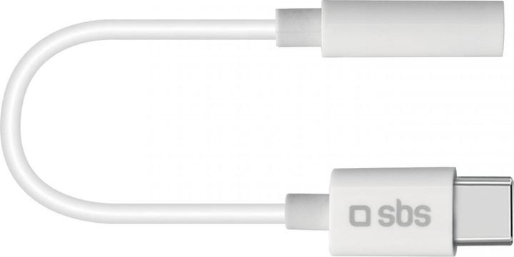 Produktbild SBS USB Typ C zu 3,5 mm Klinke Adapter weiss (3.5mm Klinke, USB Typ C)