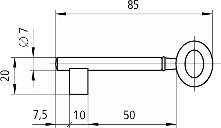 Produktbild Schänis Zifferschlüssel