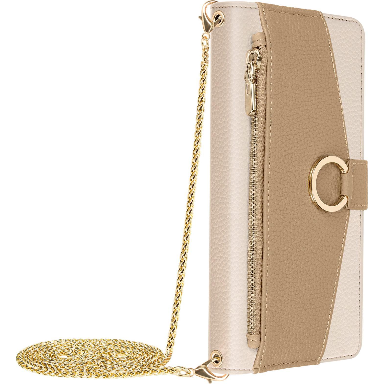 Thumbnail - Avizar CarryWallet Clutch Case Series (Xiaomi Redmi 12C), Smartphone Hülle, Beige