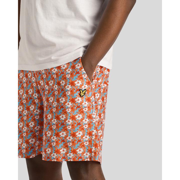 Produktbild Lyle and Scott Kurzer Overall mit floralem Muster (S)