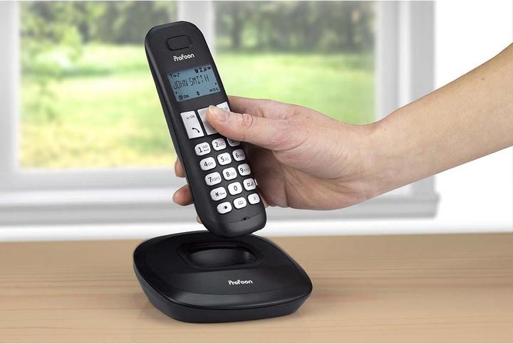 Produktbild Profoon DECT-Telefon mit 3 Mobilteilen, schwarz