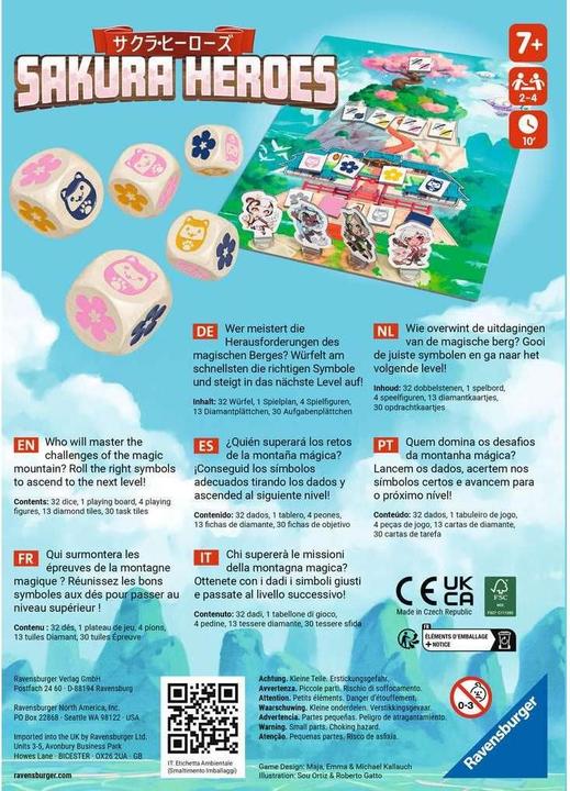 Produktbild Ravensburger Sakura Heroes (Deutsch, Spanisch, Französisch, Niederländisch, Italienisch, Portugiesisch, Englisch)