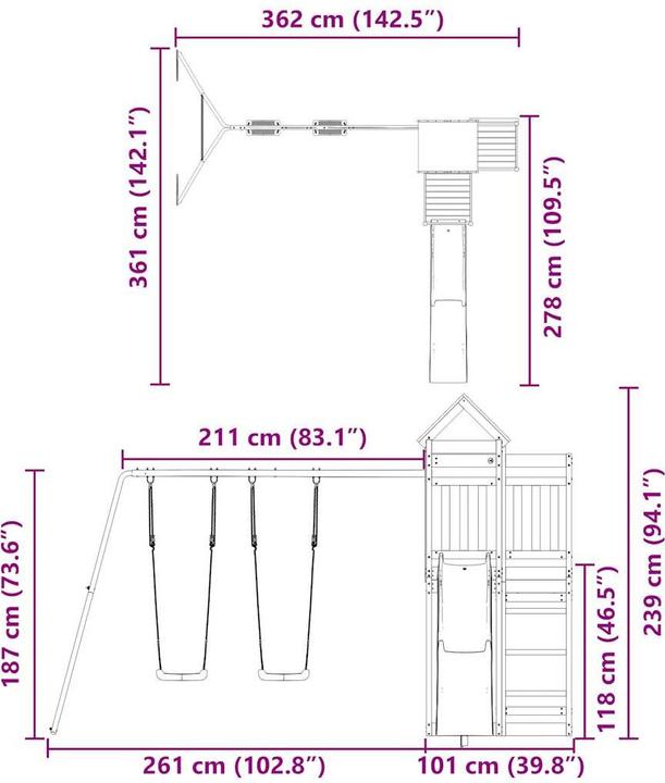 Actual product image vidaXL Ovid