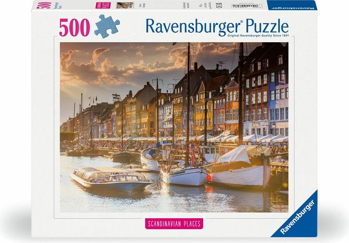 Produktbild Ravensburger Sonnenuntergang in Kopenhagen (500 Teile)