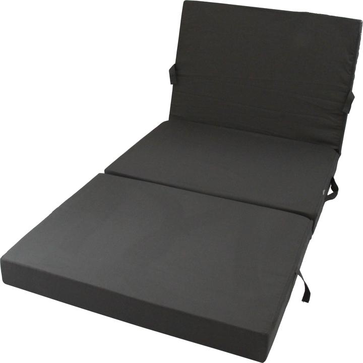 Produktbild Herlag Klappmatratze Senior dunkelgrau, 195x85 cm, Faltmatratze, Campingmatratze