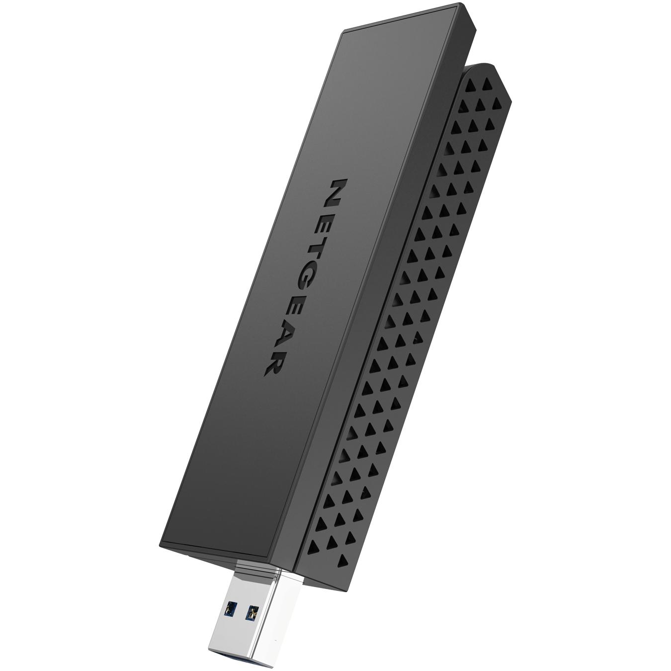 Thumbnail - Netgear A6210-100pes (USB 3.0), Netzwerkadapter, Schwarz