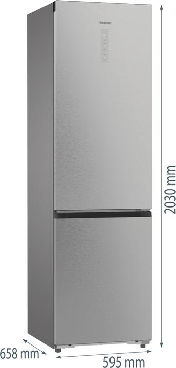 Produktbild Hisense Kühl Gefrier Kombination RB5P410SACC BK065C (413 l)