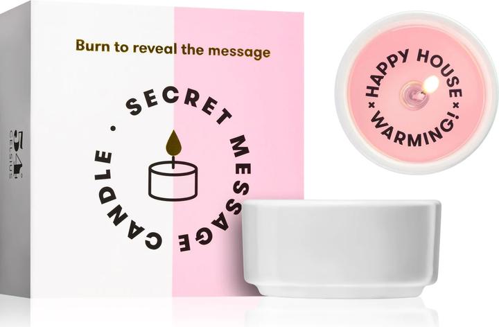 54Celsius Secret Message Candle Happy house warming (1 Stk.)