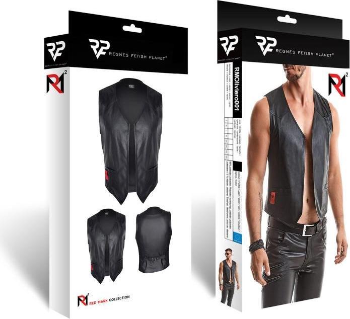 Image du produit Regnes Fetish Planet Gilet pour homme en noir (5XL)