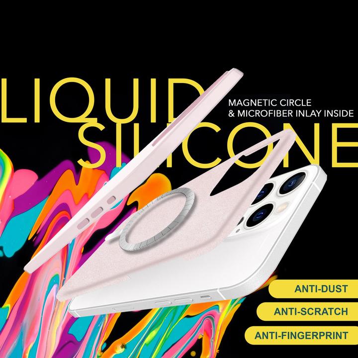 Actual product image Nalia Liquid Silicone MagSafe Cover (Apple iPhone 15 Pro Max)