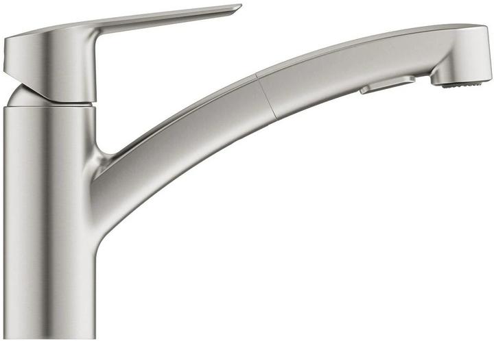 Produktbild Grohe Küchenarmatur Start 1/2″, Supersteel, herausziehbar