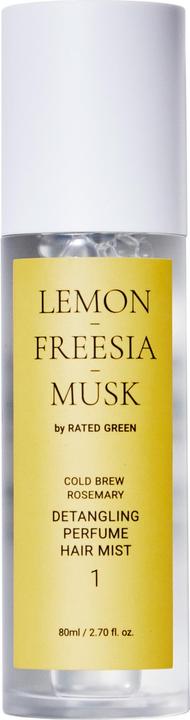 Rated Green Detangling perfume hair mist 01 (lemon-freesia-musk) (80 ml)