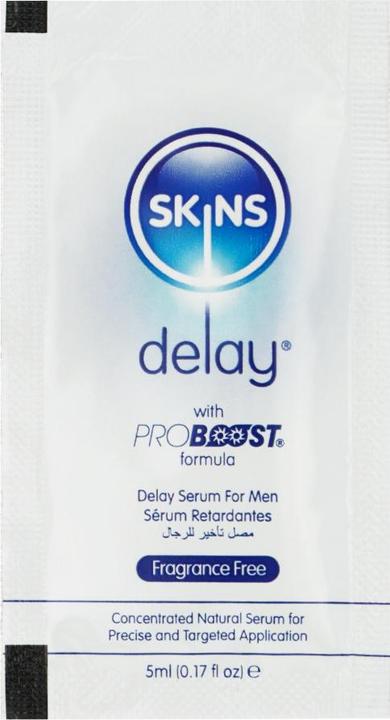 Produktbild Skins Delay Serum» aktverlängerndes Serum für Männer, 5ml Sachet (5 ml)