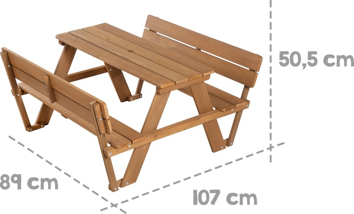 Produktbild Roba Picknick for 4 Outdoor mit Lehne