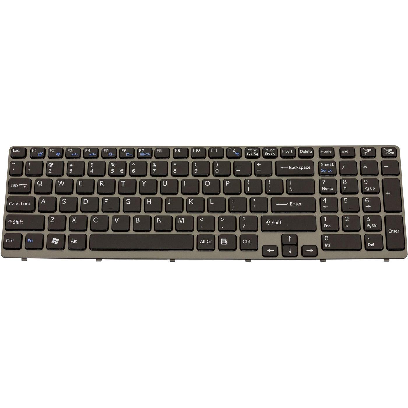 Sony Keyboard (USA), Notebook Ersatzteile, Schwarz