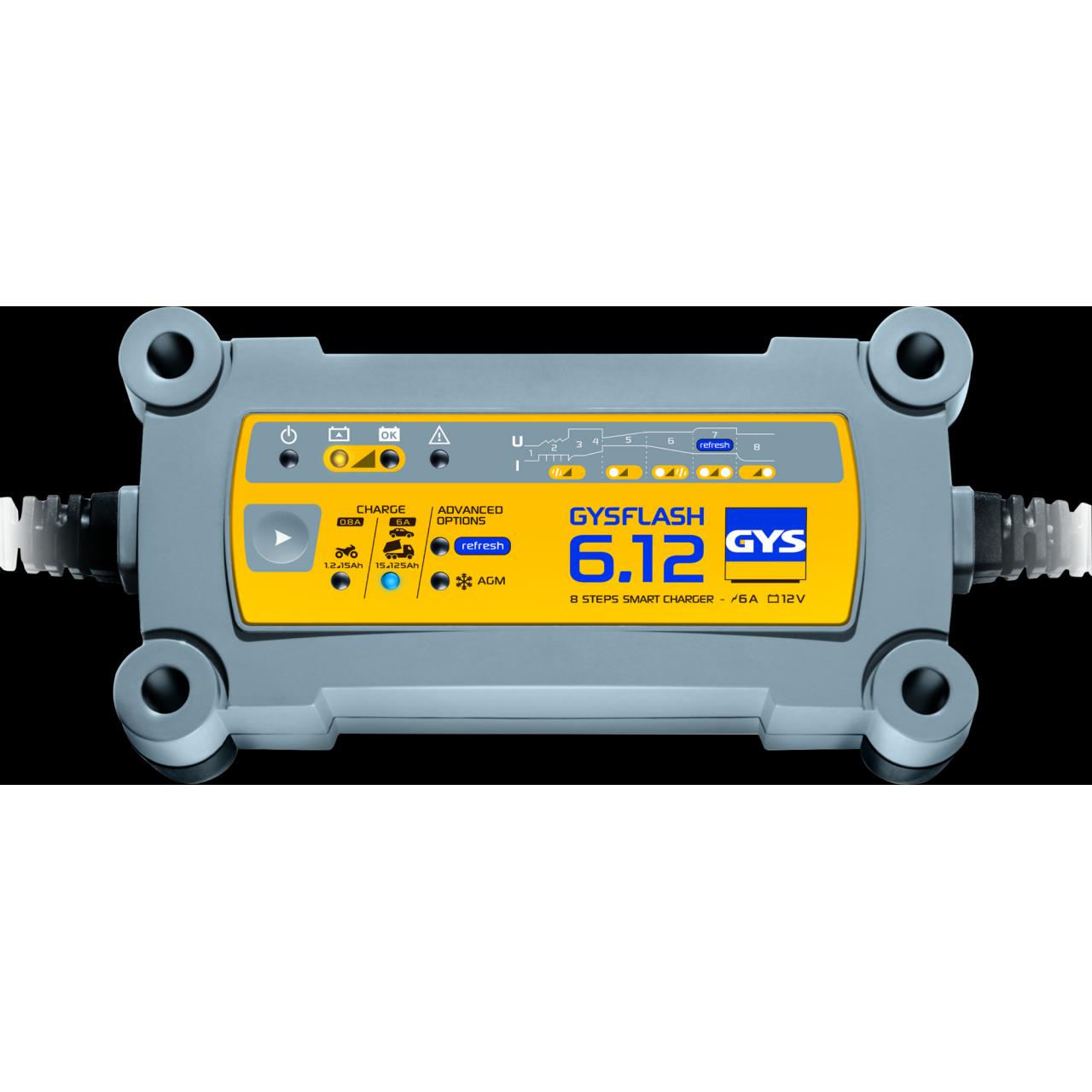 GYS, Batterieladegerät, Flash 6.12 (12V, 6 A)