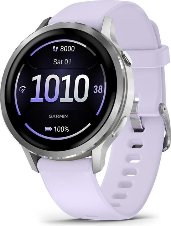Actual product image Garmin Venu 4 Smart Watch 41 mm Lunar Gold / Bone Silicone Band (41 mm)