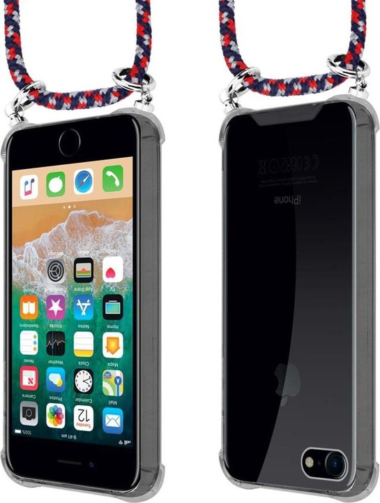 Produktbild Cadorabo TPU Handy Kette SILBER Cover