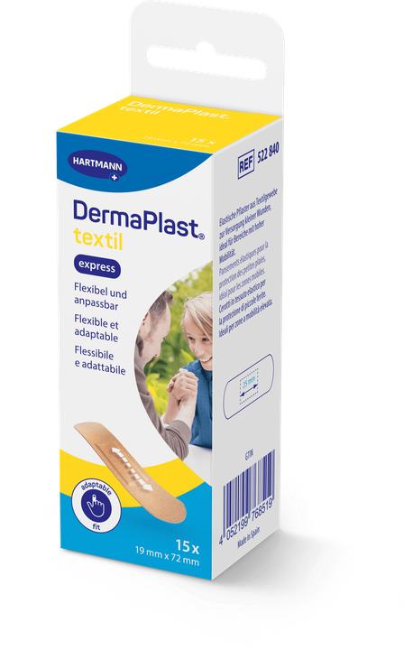 Actual product image DermaPlast Textile plaster (15 x)