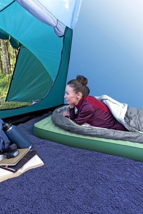 Actual product image Bestway ComforTrek Luxe Self-Inflating Large Rectangular Sleeping Air Pad