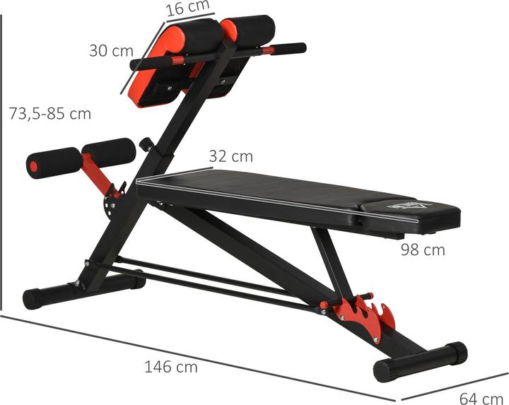 Produktbild Homcom Multifunktionale Trainingsbank