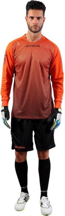 Actual product image Givova Goalkeeper jersey jersey Manchester orange-black KITP008 0110 XL (XL)