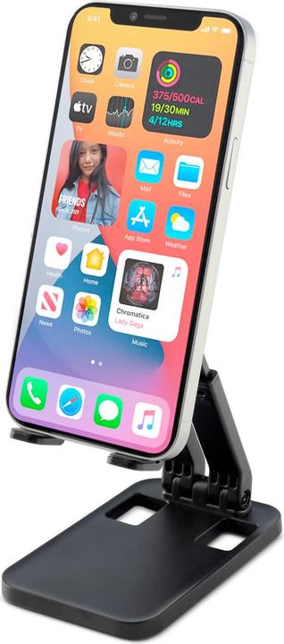 Actual product image Hurtel Foldable phone stand for tablet (K15) - black