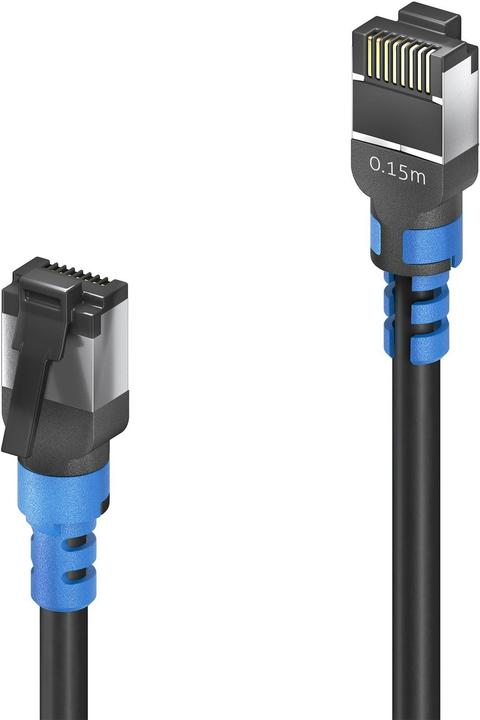 Actual product image Purelink FlexInstall Patchkabel Cat 6A, S/FTP, 1.5 m, Schwarz 1 Stk (S/FTP, CAT6a, 0.15 m)