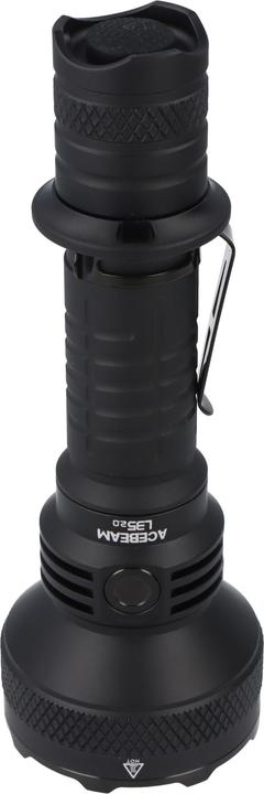 Actual product image AceBeam L35 2.0 LED Taschenlampe – 5.000 Lumen und 650 Meter Reichweite (Schwarz) (15.20 cm, 5000 lm)