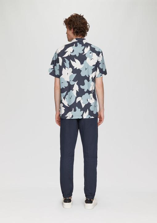 Produktbild S.Oliver Hemd Kurzarmhemd mit All-over-Print (L)