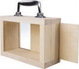 Actual product image Rayher Wooden case with window, FSC MixCred, natural