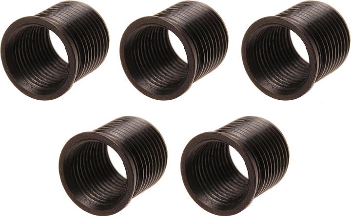1x Gewindehülsen 19 mm M14 x 1,25 mm 5-tlg.