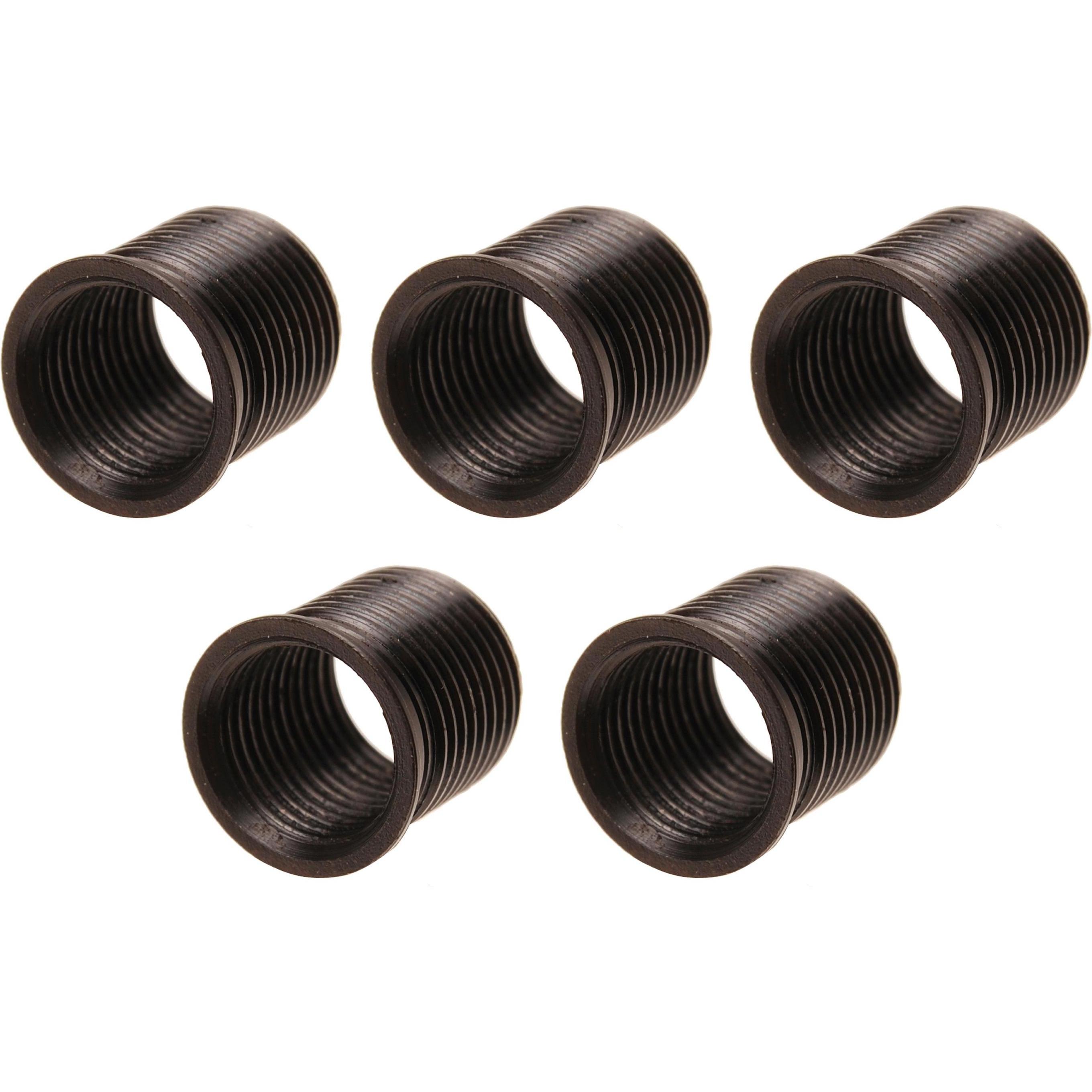 BGS, Gewindeschneider + Gewindebohrer, Gewindehülsen 19 mm M14 x 1,25 mm 5-tlg.