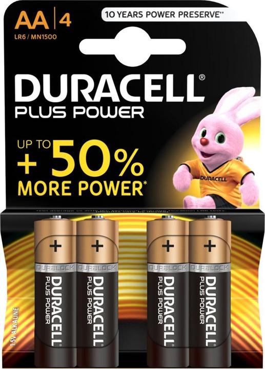 Productafbeelding Duracell Plus (4 Pcs., AA, 3250 mAh)