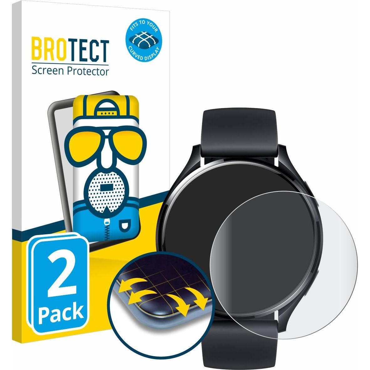 Thumbnail - BROTECT Full-Screen Displayschutz Matt, Smartwatch Schutzfolie, Grau