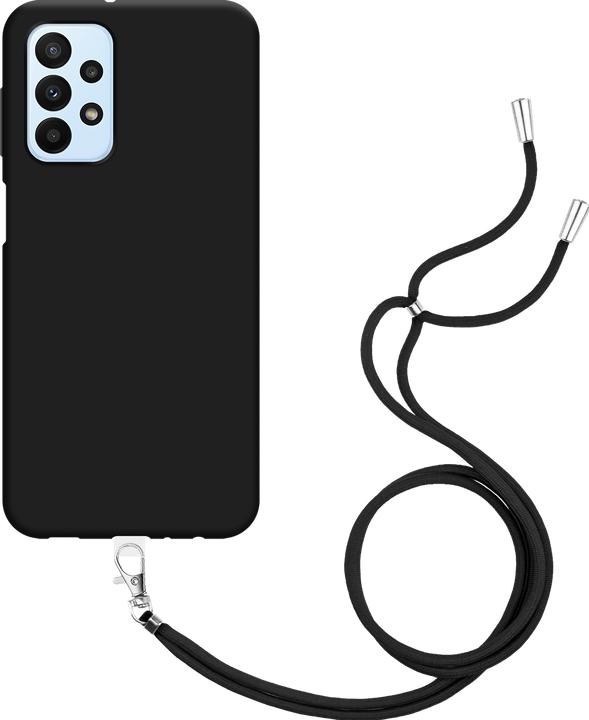 Produktbild Cazy Handykette Hülle Kompatibel mit Samsung Galaxy A23 - Silikon Handyhülle mit Band Necklace Hülle -