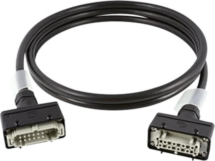 Actual product image Contrik CKPE50-AHAH-M050 Multicore cable Harting E16 Black (5 m, Multicore)