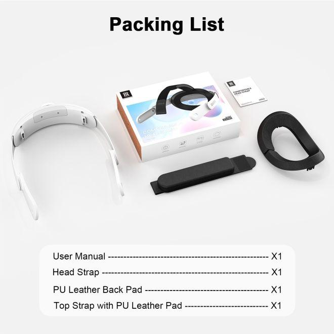 Produktbild AMVR Elite Head Strap für Meta Quest 3 / 3S – Komfortables & leichtes Kopfband