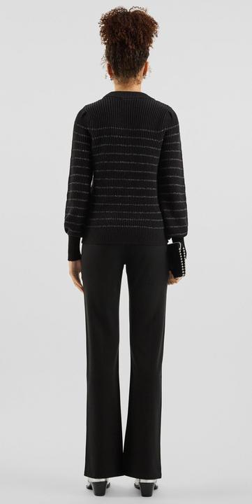 Produktbild s.Oliver Strickpullover Baumwollmix-Pullover mit schimmernden Lurexstreifen (M)