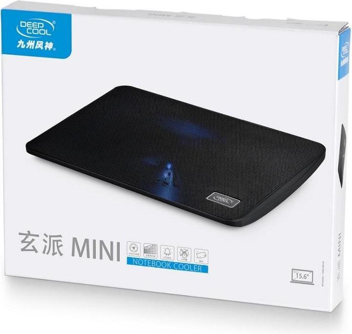 Produktbild Deepcool Wind Pal Mini Notebook-Kühlpad 39,6 cm (15.6" ) 1000 U/min Schwarz