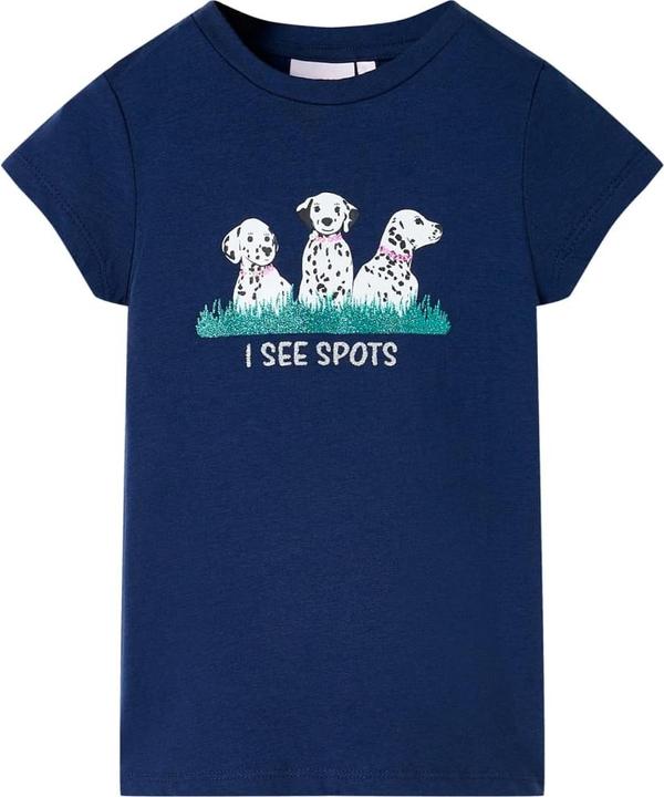 Immagine prodotto vidaXL T-shirt per bambini blu navy 92,Materiale: 95% cotone. 5 (92)