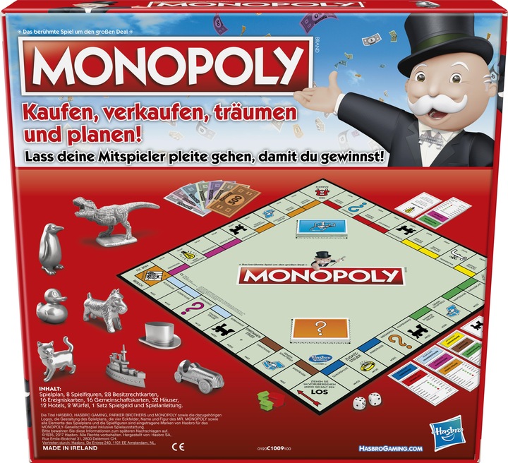 Produktbild Hasbro Gaming Monopoly Classic (Deutsch)