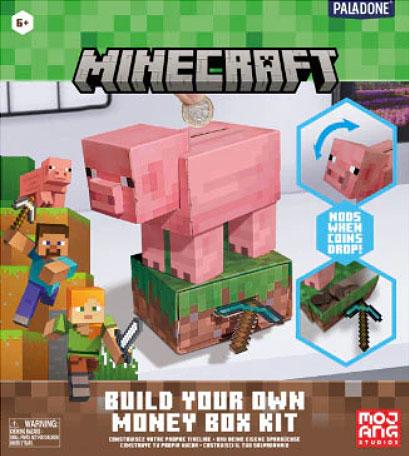Image du produit Paladone Products Minecraft Pig Build Your Own Money Box Kit