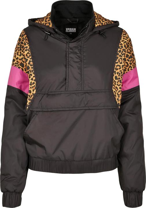 Actual product image Urban Classics Womens/Ladies Leopard Print Pull Over Jacket (S)