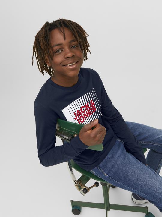 Immagine prodotto Jack & Jones Maniche lunghe con logo per ragazzi (176)