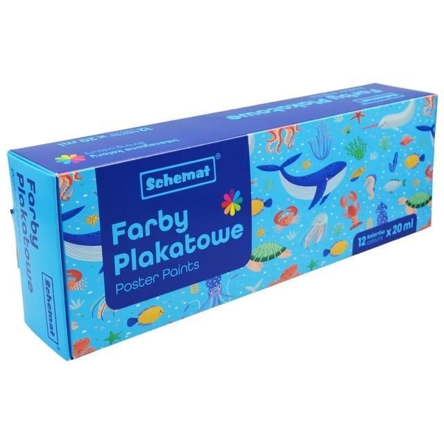 Schemat Posterfarben 20 ml, 12 Farben (20 ml) (54625994)