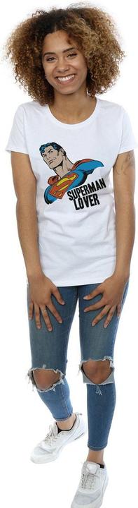 Actual product image Womens/Ladies Superman Lover Cotton T-Shirt (XXL)
