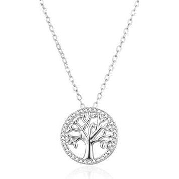Agato, Halsschmuck, Tree of Life Sterling Silver Necklace AGS1542/47