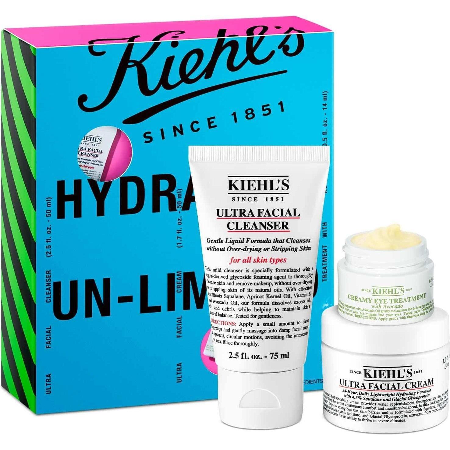 Kiehl's, Set regalo bellezza, KiehlÂ's - Hydration Routine Set Gift Set (Set per la cura del viso)